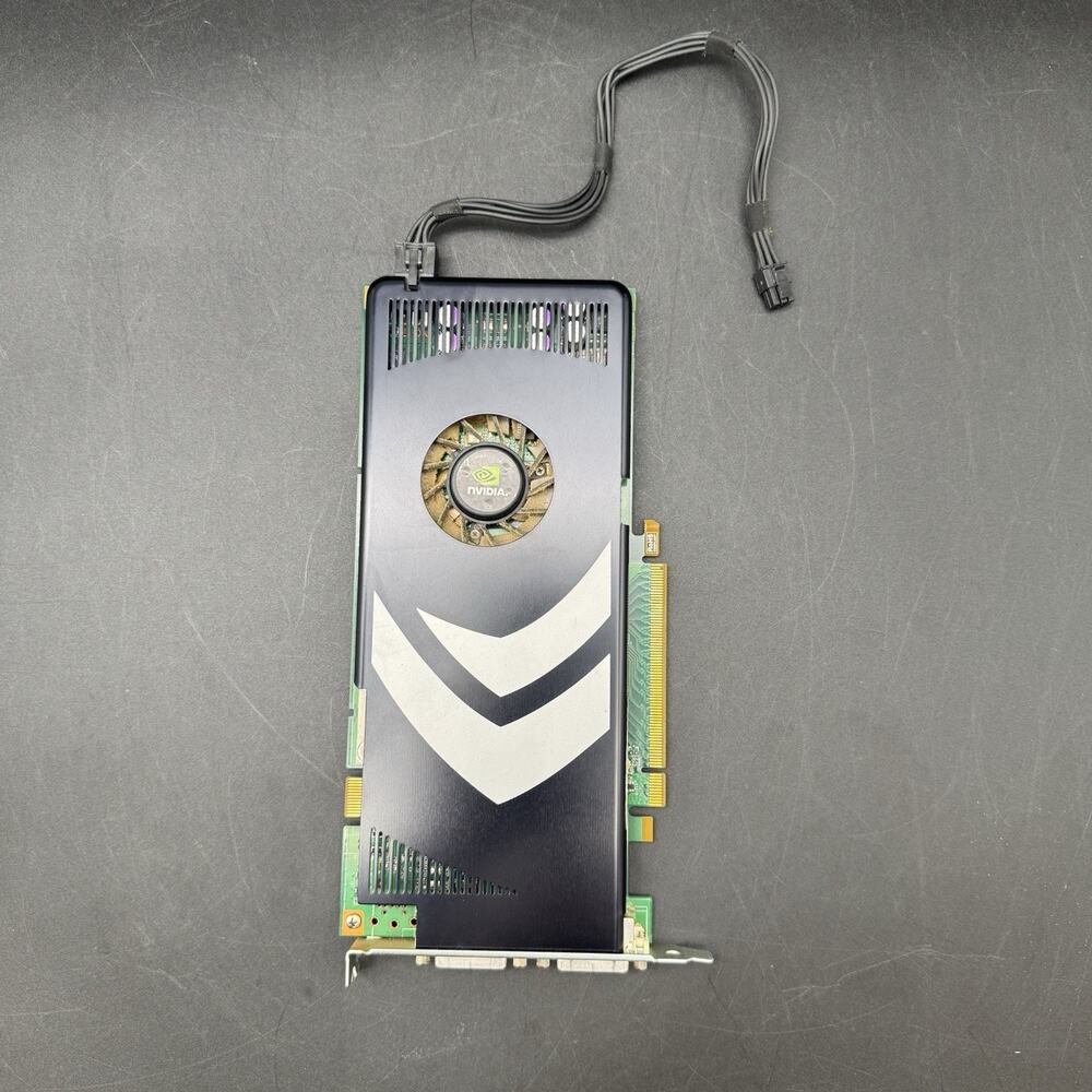 NVIDIA GeForce 8800 GT 512MB PCIe Graphics Card Dual DVI S-Video GPU Untested